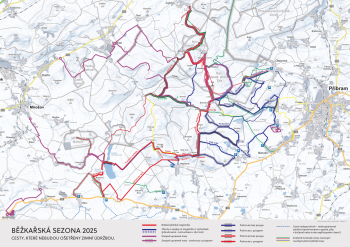 Běžkařské trasy 2025